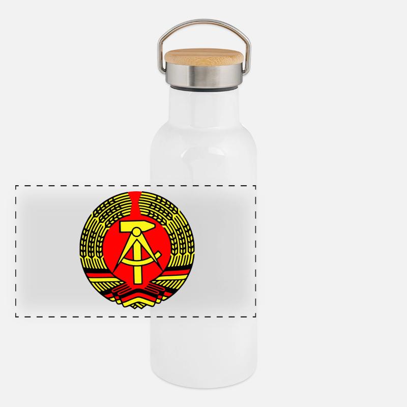 GDR Panoramic Thermal Bottle with Bamboo Lid