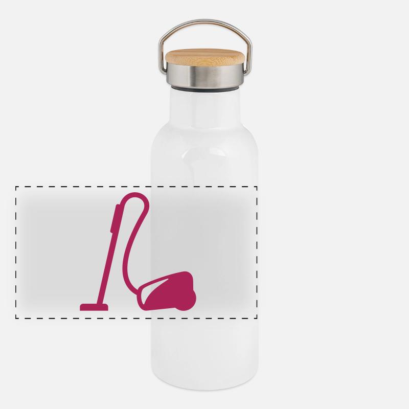 Vacuum cleaner Panoramic Thermal Bottle with Bamboo Lid
