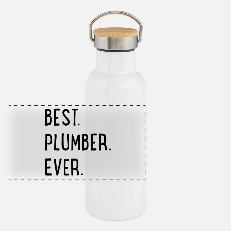 Klempner Panorama Thermosflasche mit Bambusdeckel