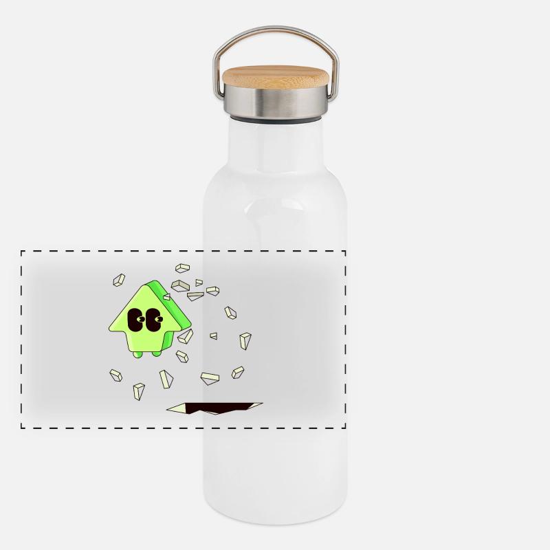 GOING UP Panoramic Thermal Bottle with Bamboo Lid