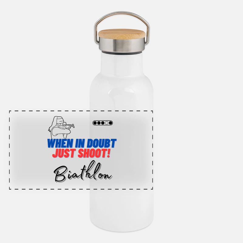 When in doubt just shoot! Panorama Thermosflasche mit Bambusdeckel