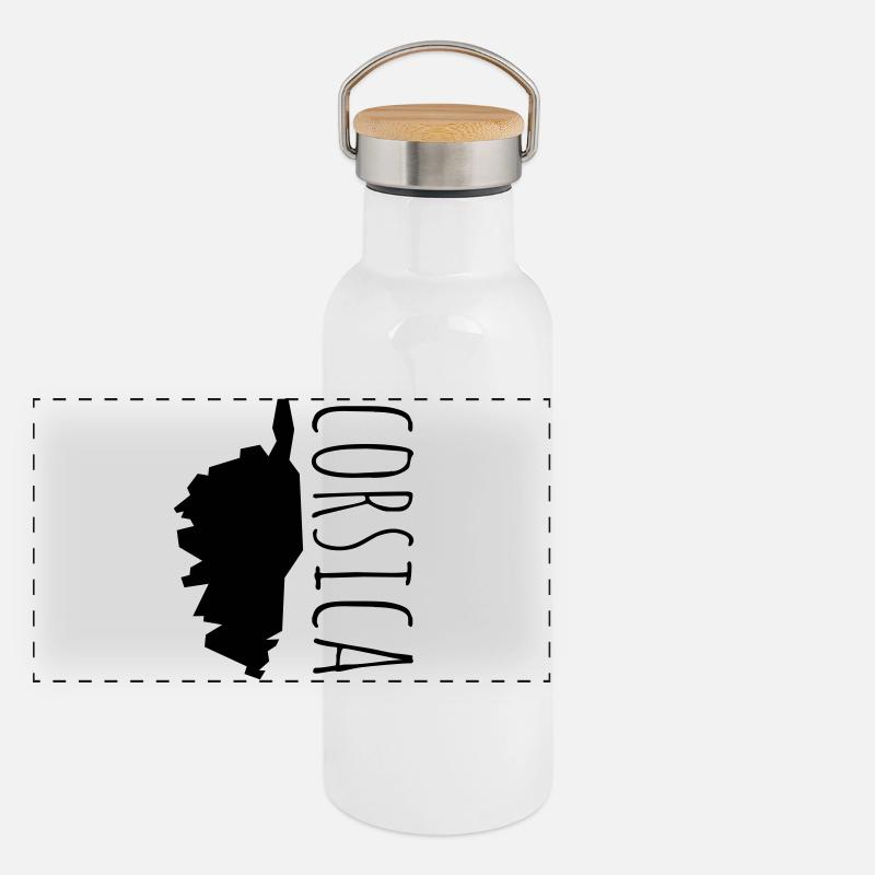 corsica Panoramic Thermal Bottle with Bamboo Lid