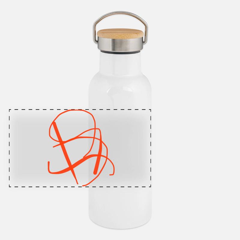 Geschenkidee für Kunststudent Panorama Thermosflasche mit Bambusdeckel