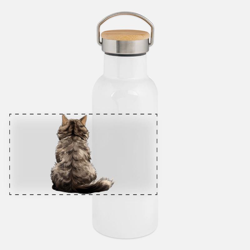 Selkirk Rex Gourde isotherme avec bouchon en bambou