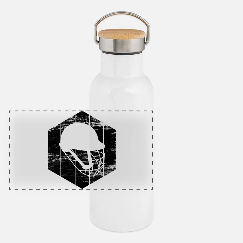 Panorama Thermosflasche mit Bambusdeckel