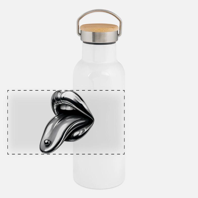 Pierced provocation Panoramic Thermal Bottle with Bamboo Lid