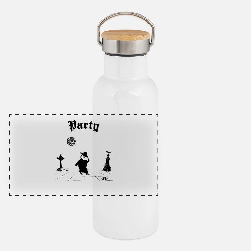 Comme si c’était 1347 Tee Gourde isotherme avec bouchon en bambou