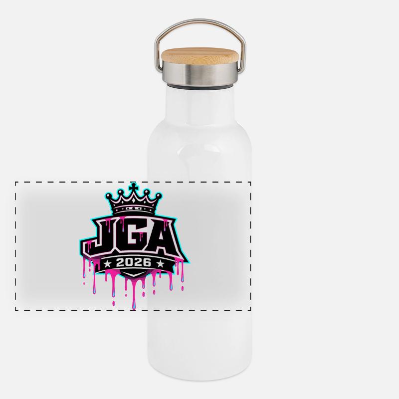 JGA 2026 Panoramic Thermal Bottle with Bamboo Lid