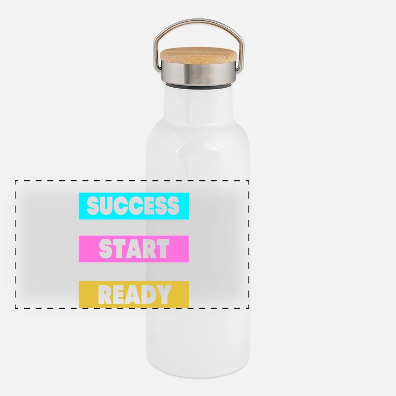 Entrepreneur Workaholic Panoramic Thermal Bottle with Bamboo Lid