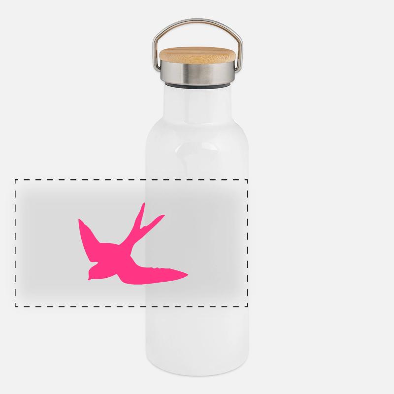 SWALLOW Panoramic Thermal Bottle with Bamboo Lid