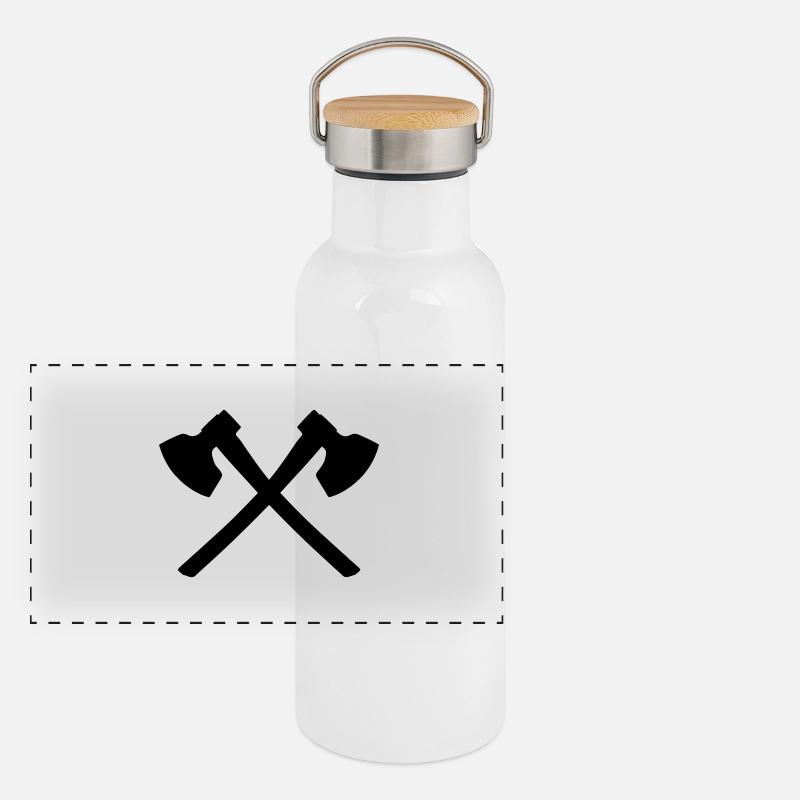 Ax Gourde isotherme avec bouchon en bambou