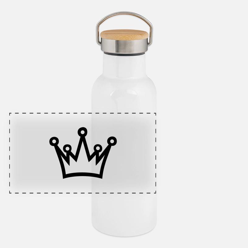 couronne Gourde isotherme avec bouchon en bambou