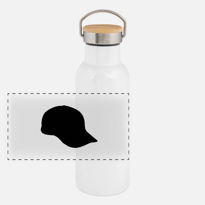 casquette Gourde isotherme avec bouchon en bambou