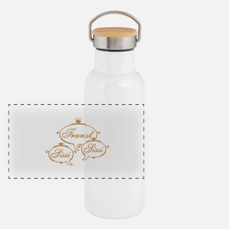 Pancake Panoramic Thermal Bottle with Bamboo Lid