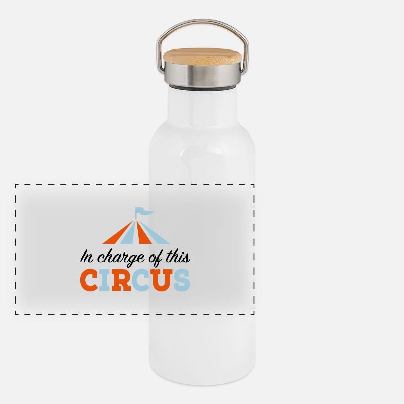 Chef Gourde isotherme avec bouchon en bambou