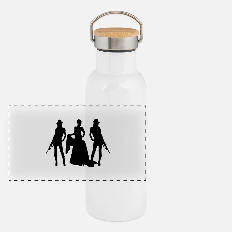 bridal security Panoramic Thermal Bottle with Bamboo Lid