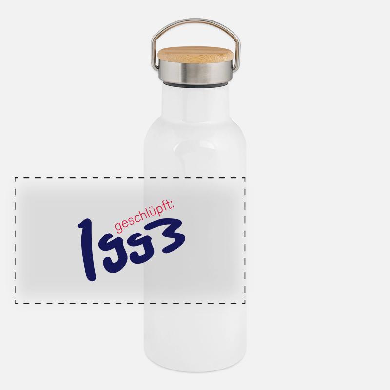 Éclos en 1993 Gourde isotherme avec bouchon en bambou