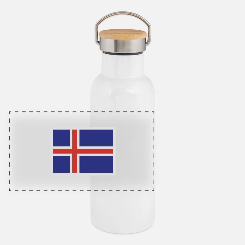 Iceland Panoramic Thermal Bottle with Bamboo Lid