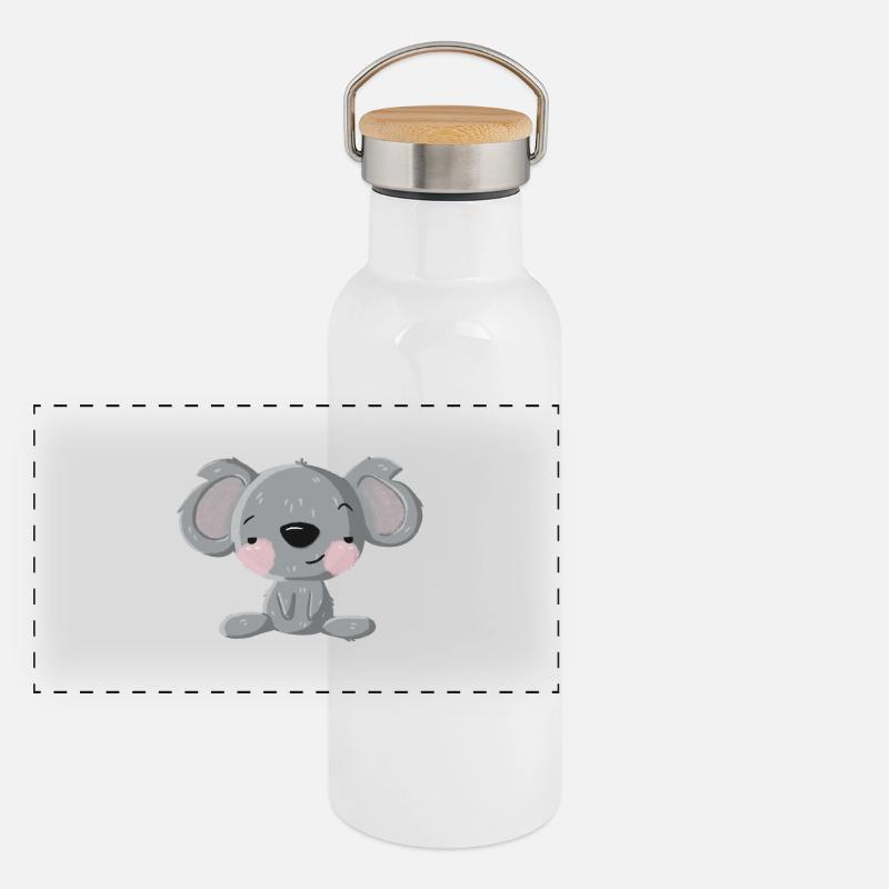 Flirt Koala Gourde isotherme avec bouchon en bambou