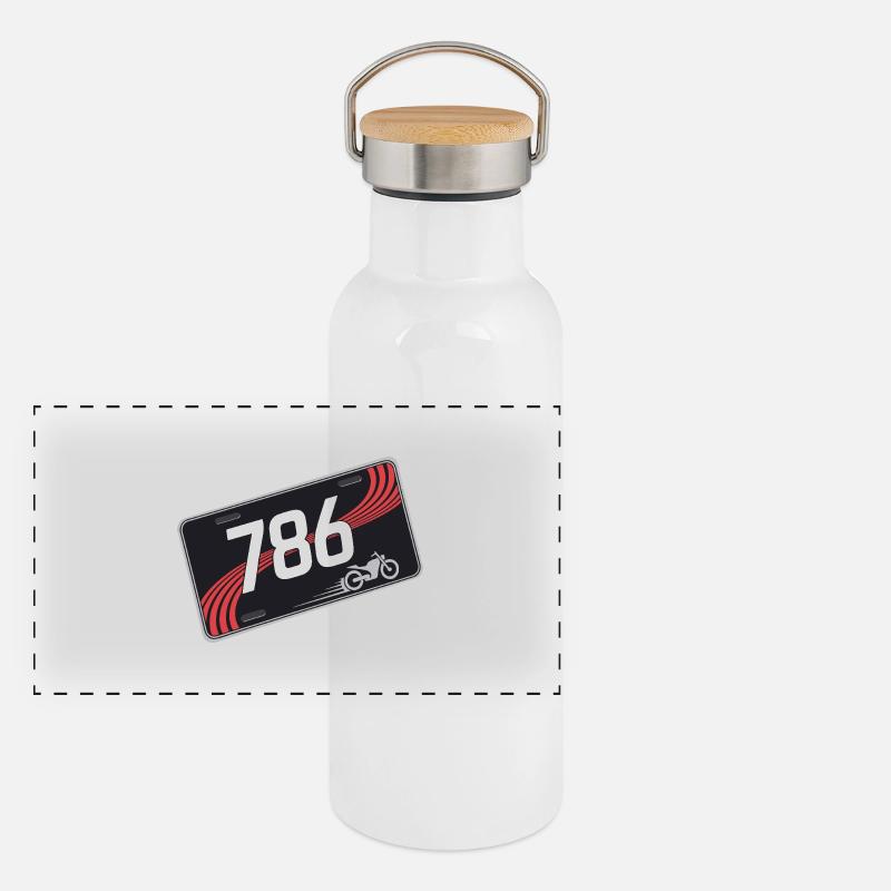 PLATE Panoramic Thermal Bottle with Bamboo Lid