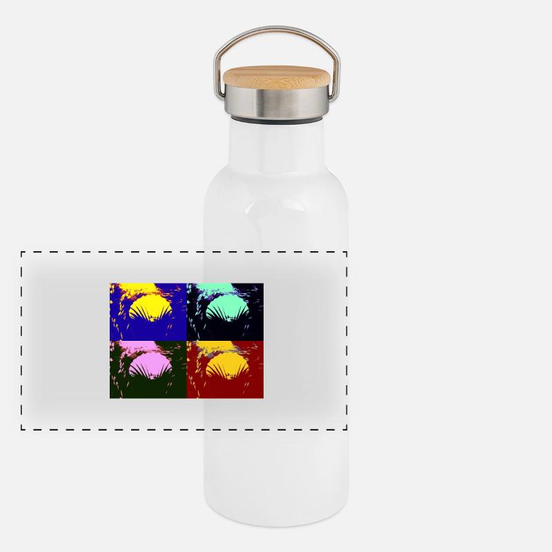 Shell Panoramic Thermal Bottle with Bamboo Lid