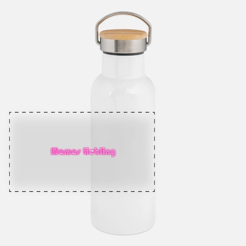 Mamas Liebling Panorama Thermosflasche mit Bambusdeckel