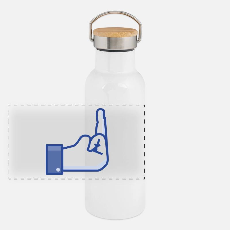 Middekfinger to FB Panorama Thermosflasche mit Bambusdeckel