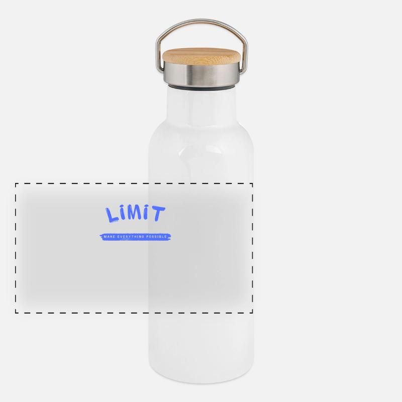 Unlimit Technology Inspirational Design Panorama Thermosflasche mit Bambusdeckel