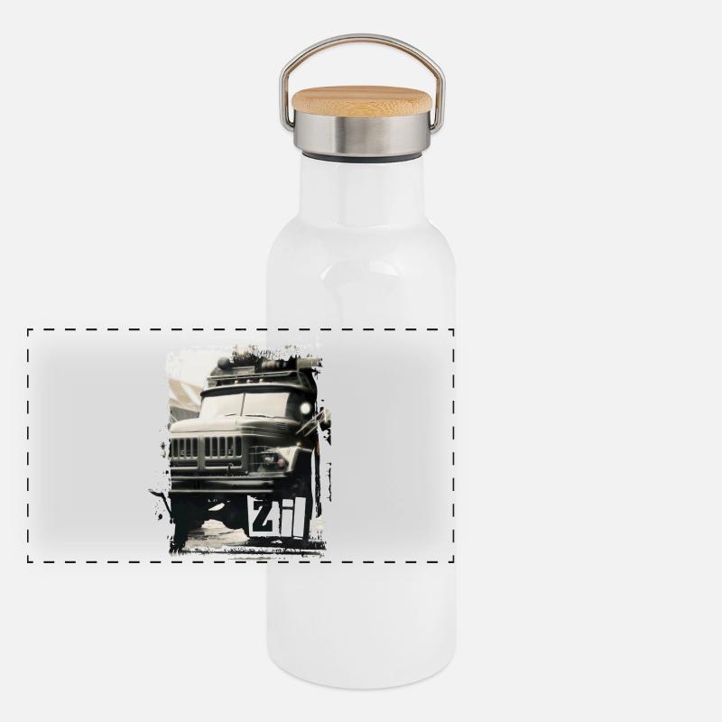 ZIL 131 GDR Panoramic Thermal Bottle with Bamboo Lid