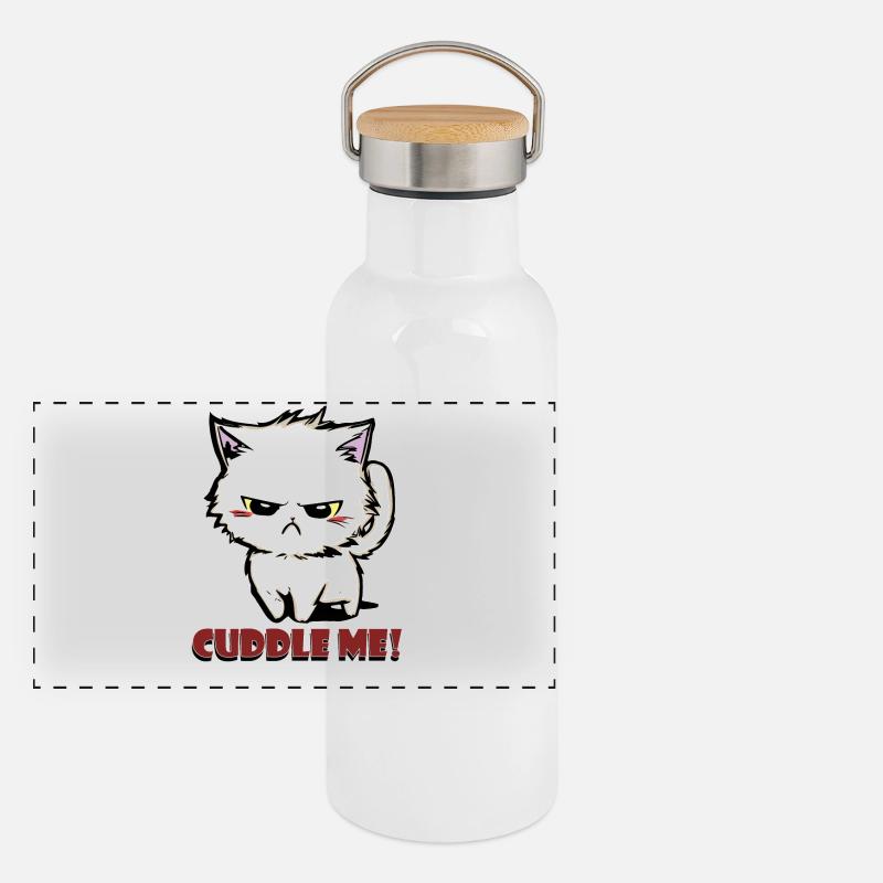 cuddle me Panorama Thermosflasche mit Bambusdeckel