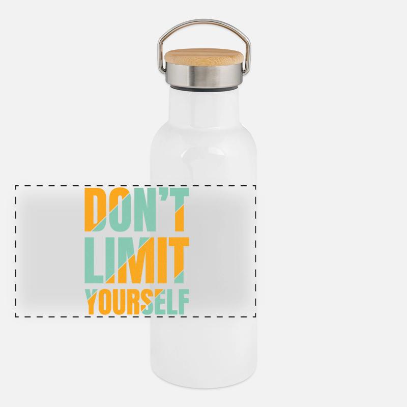 Don't limit yourself Panoramic Thermal Bottle with Bamboo Lid