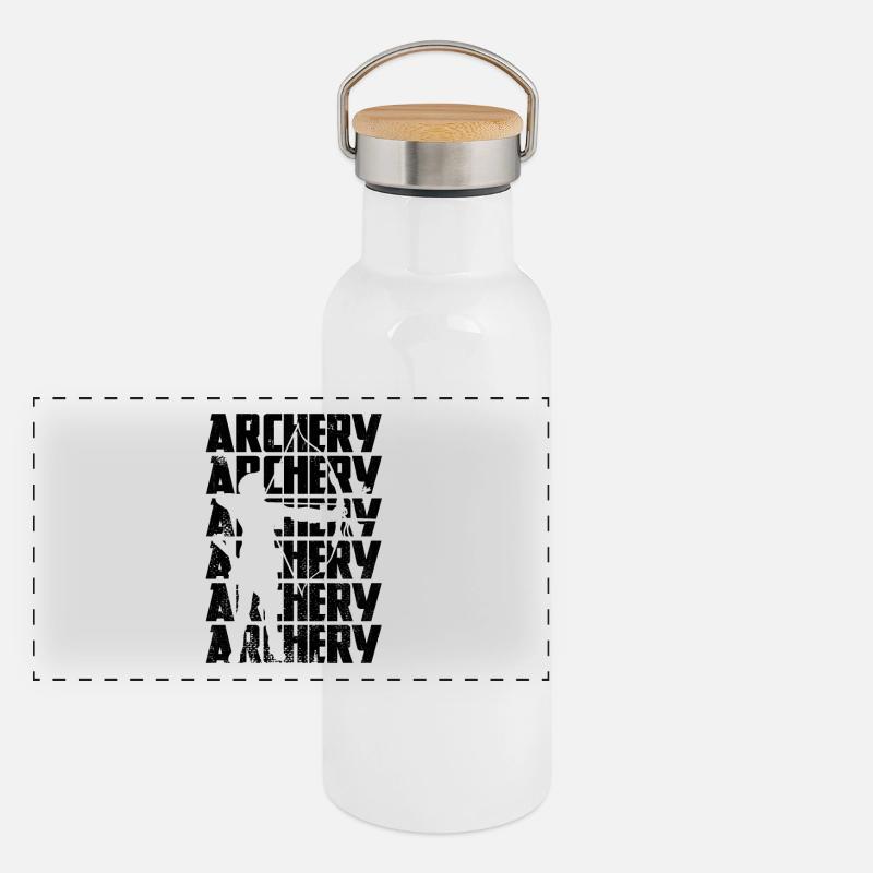 Archery Panoramic Thermal Bottle with Bamboo Lid