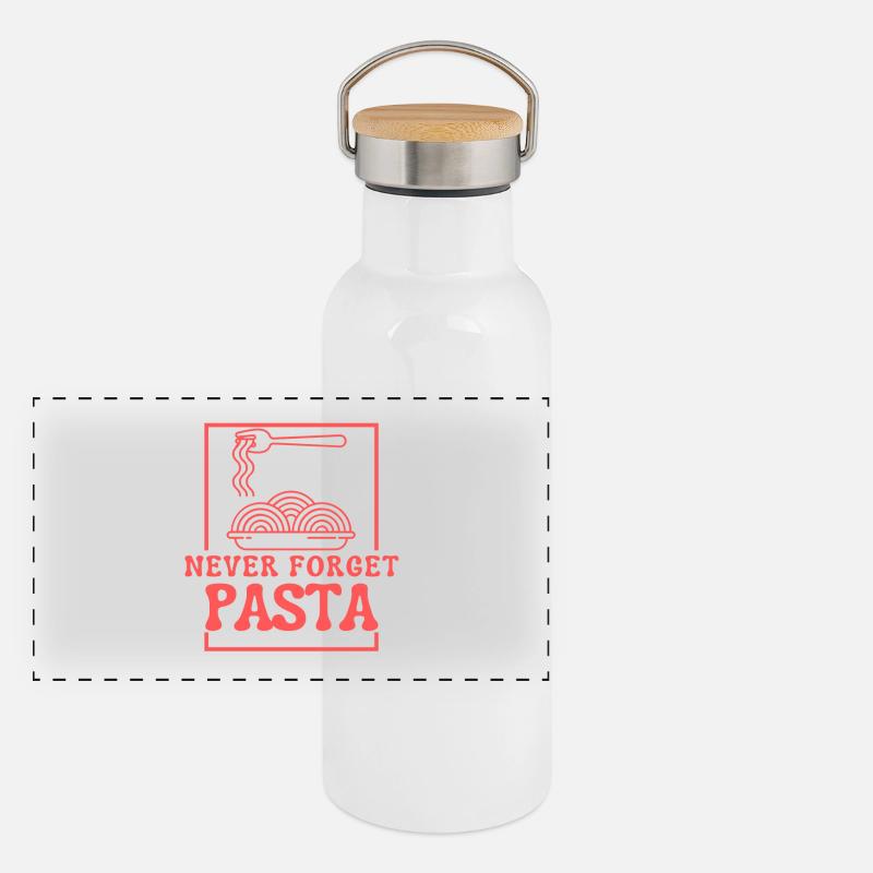 Design for true pasta lovers Panoramic Thermal Bottle with Bamboo Lid