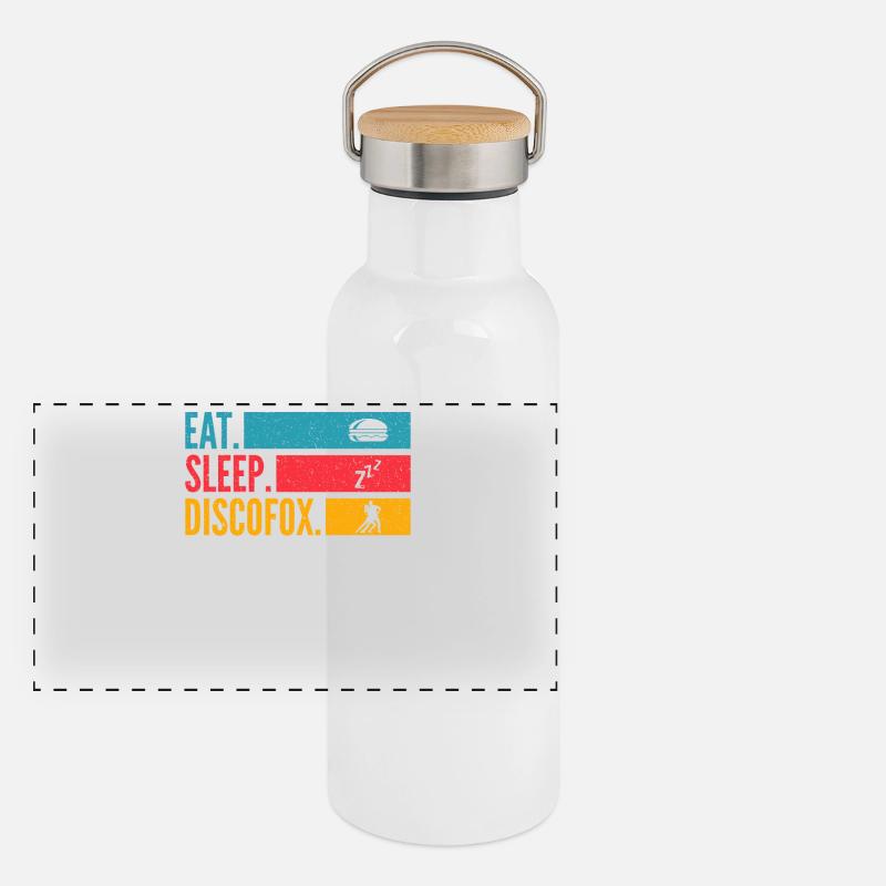 Eat Sleep Discofox Repeat for Dancers Panoramic Thermal Bottle with Bamboo Lid