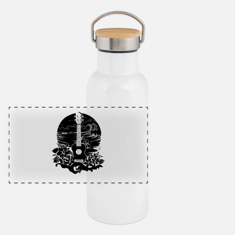 Ukulélé Gourde isotherme avec bouchon en bambou