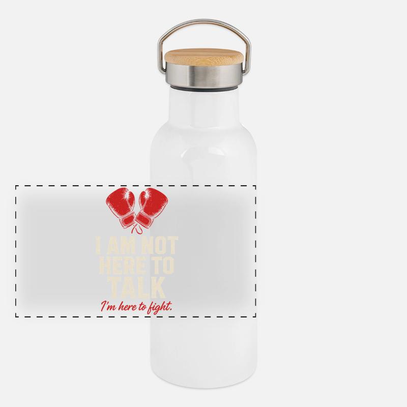 Everyone is a painter until the true painter emerges Panoramic Thermal Bottle with Bamboo Lid