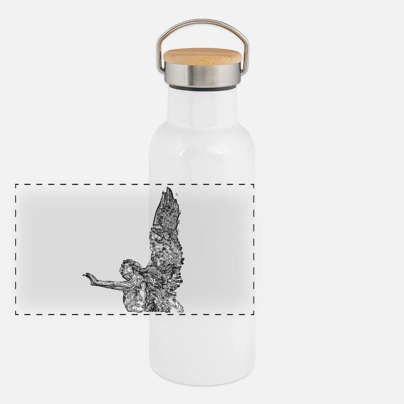 Engel Panorama Thermosflasche mit Bambusdeckel