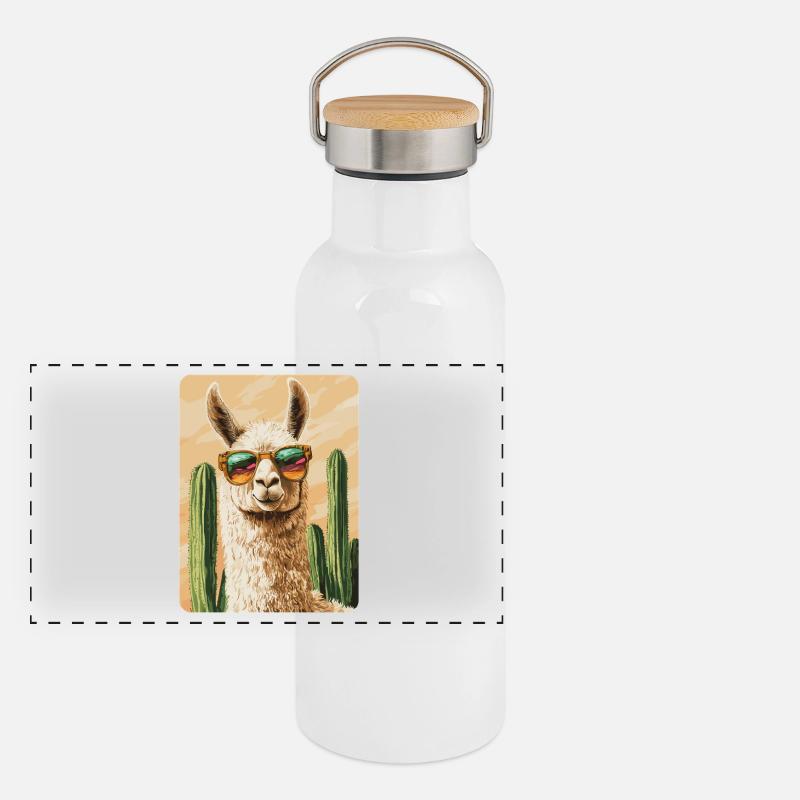 lama Panoramic Thermal Bottle with Bamboo Lid