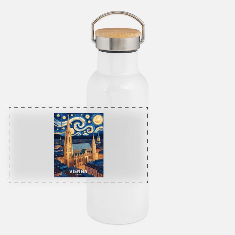 Vienna Panoramic Thermal Bottle with Bamboo Lid