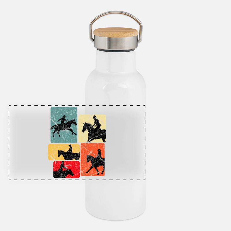 Cavalier Cavalier Gourde isotherme avec bouchon en bambou