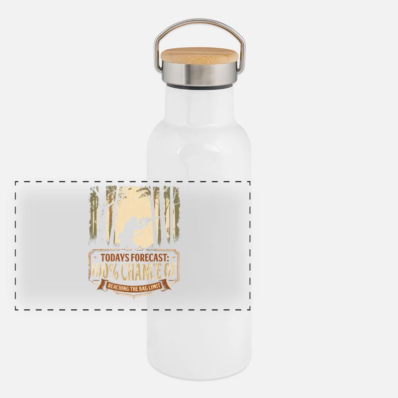 Eichhörnchenjäger Baumratte Panorama Thermosflasche mit Bambusdeckel