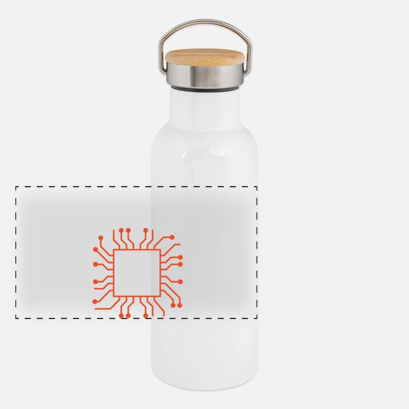 Multitasking Mode – CPU Overload Detected Panoramic Thermal Bottle with Bamboo Lid