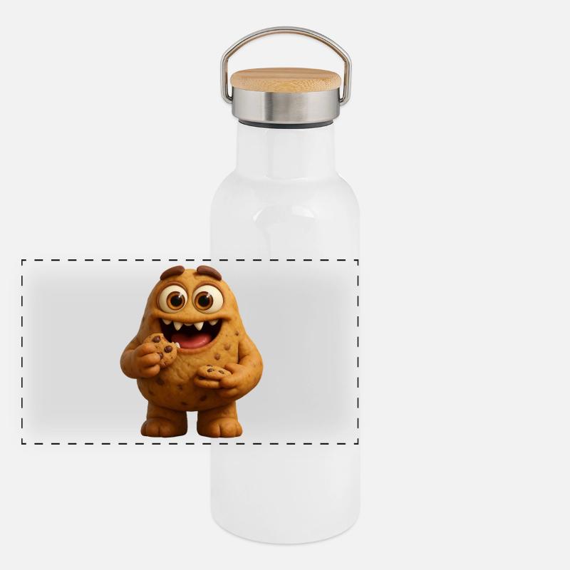 Biscuits Biscuit Gourde isotherme avec bouchon en bambou