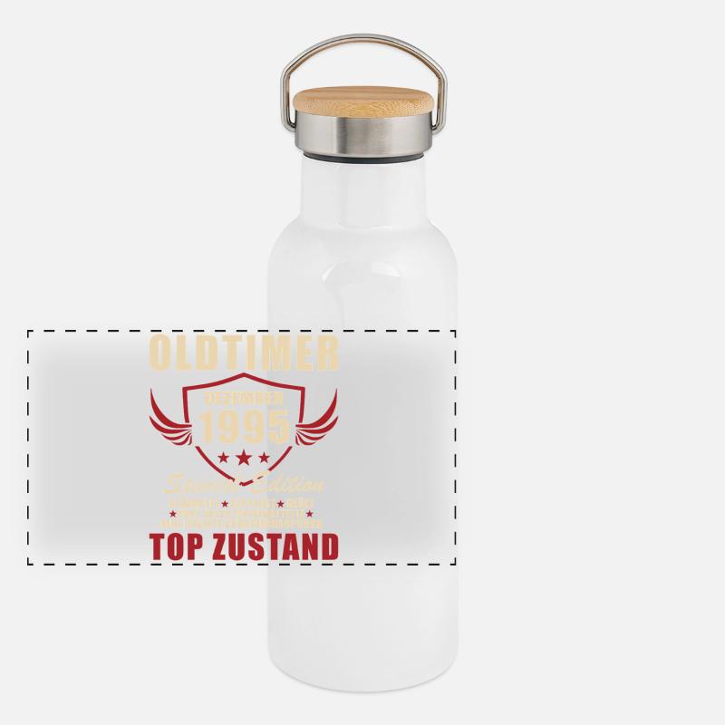 Oldtimer Dezember 1995 Spezial Panorama Thermosflasche mit Bambusdeckel