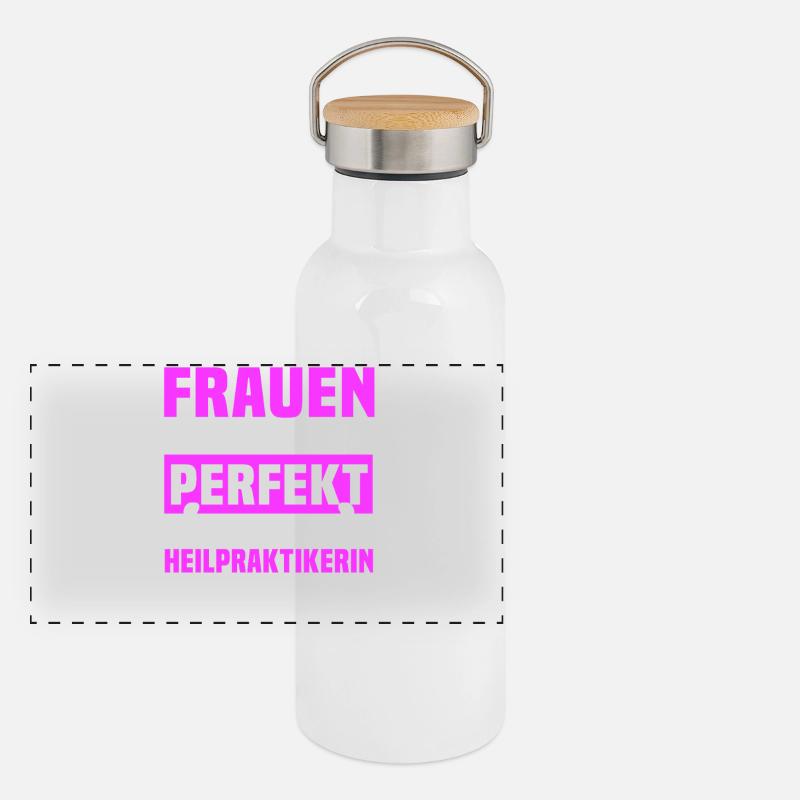 Naturopath Spruch Panoramic Thermal Bottle with Bamboo Lid