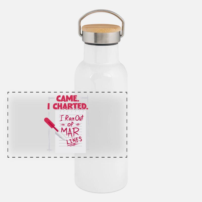 MFA d’assistant médical Gourde isotherme avec bouchon en bambou