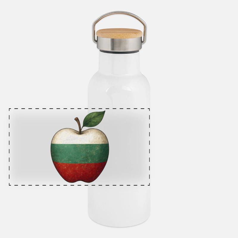 Bulgarie Gourde isotherme avec bouchon en bambou