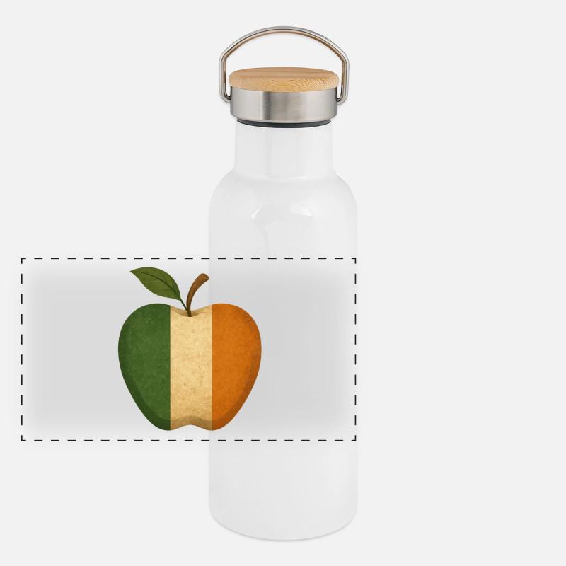 Irlande Gourde isotherme avec bouchon en bambou
