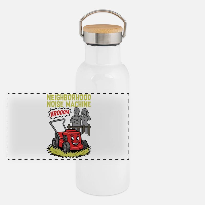 Machine à bruit de quartier Gourde isotherme avec bouchon en bambou