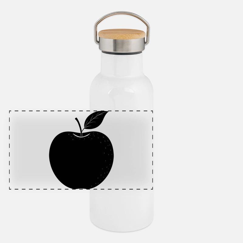 Apple Panoramic Thermal Bottle with Bamboo Lid